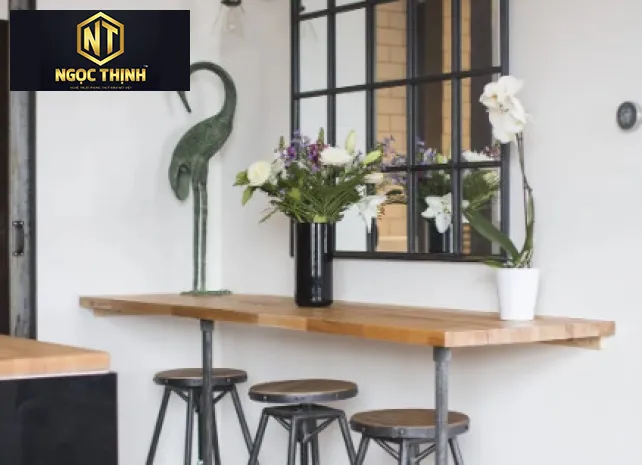 Xưởng Nội Thất Ngọc Thịnh Biên Hòa - TP.HCM - Quầy bar gia đình đẹp cho không gian hiện đại, đẳng cấp